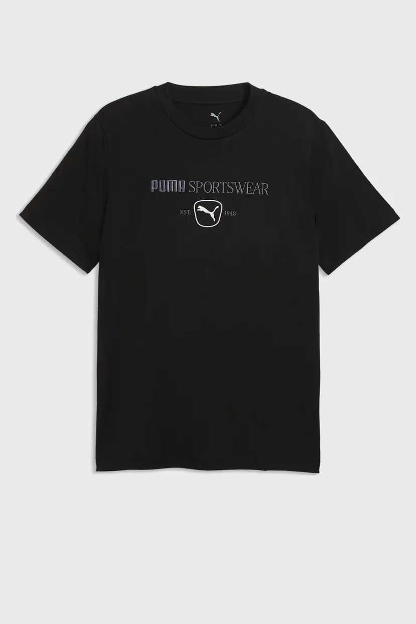 Чоловіча чорна футболка PUMA Class Graphic Tee Men 4