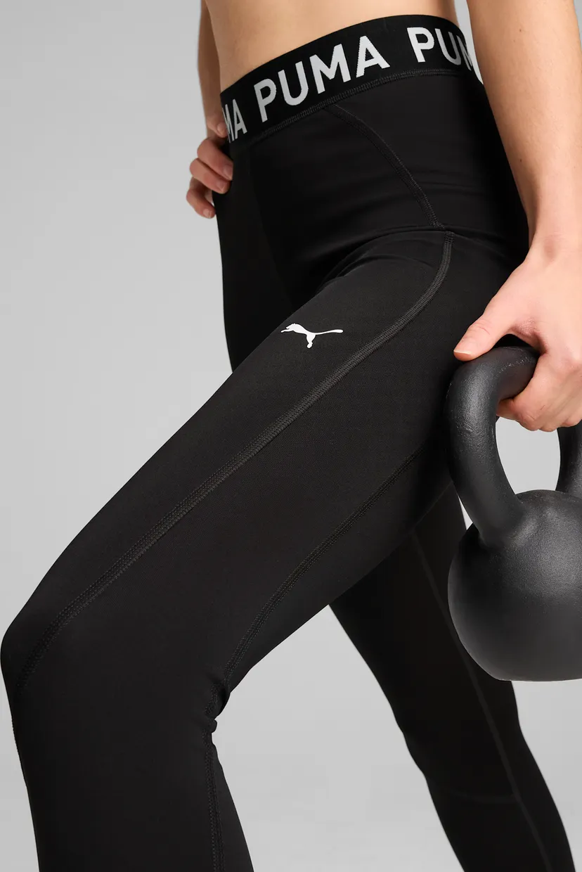 Женские черные тайтсы PUMA STRONG Tights Women 3