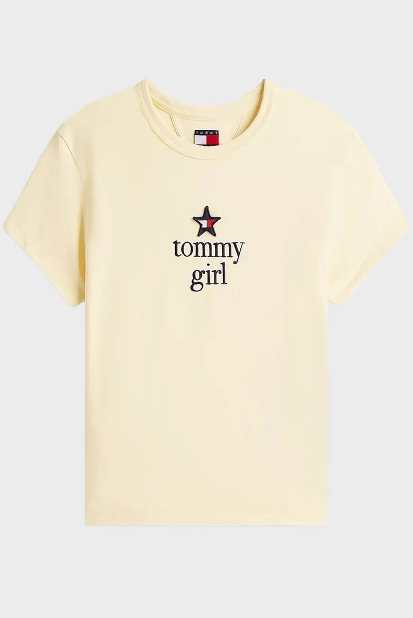 Жіноча жовта футболка TOMMY GIRL STAR 6