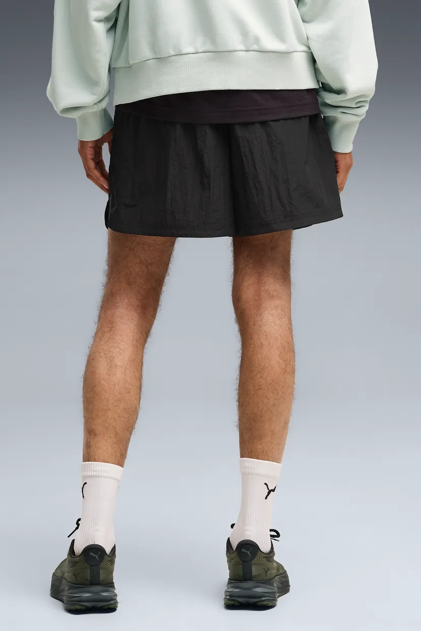 Мужские черные шорты Run Culture Collective T7 Relaxed 5'' Woven Shorts Men 3