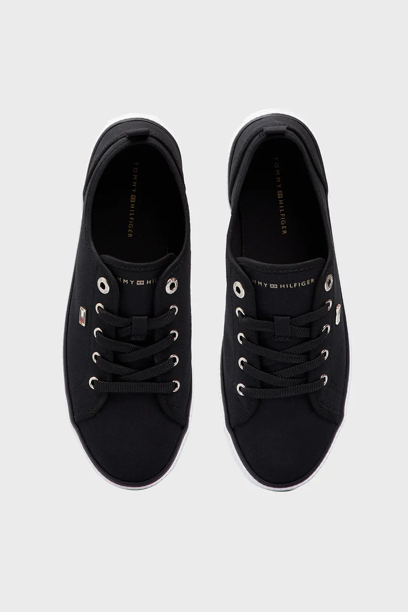 Женские черные кеды VULC CANVAS SNEAKER 4