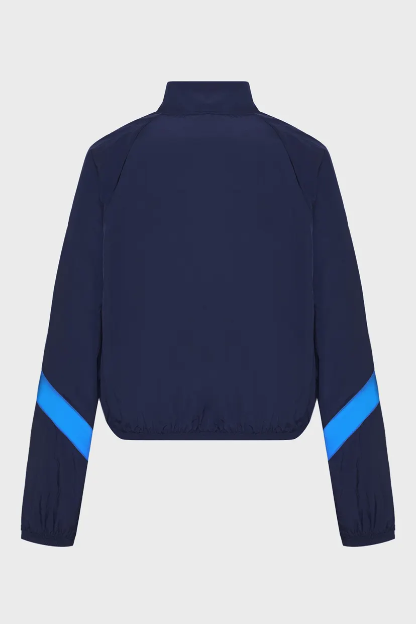 Жіноча темно-синя вітровка UA Icon Crinkle Jacket 5