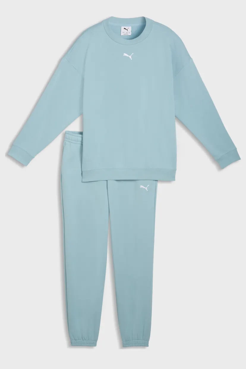Дитячий блакитний спортивний костюм (світшот, штани) Loungewear Oversized Tracksuit Youth 4