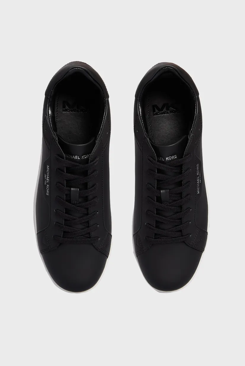Чоловічі чорні шкіряні снікерси KEATING LACE UP 4