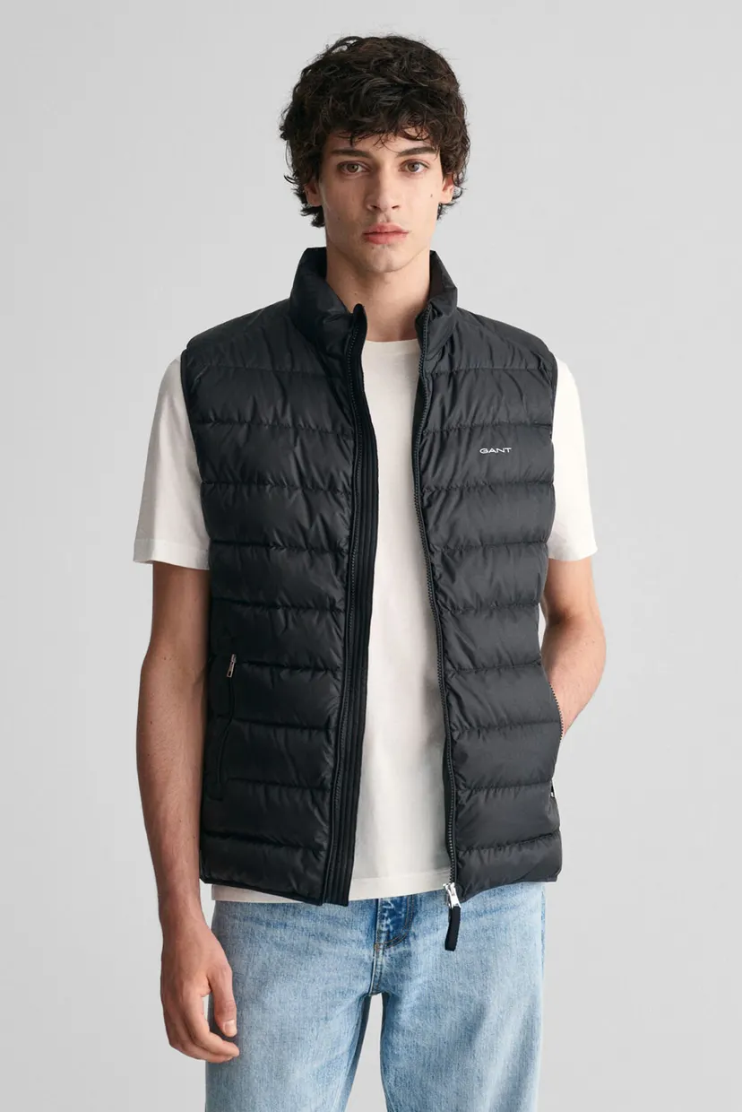 Чоловічий чорний пуховий жилет LIGHT DOWN VEST 3
