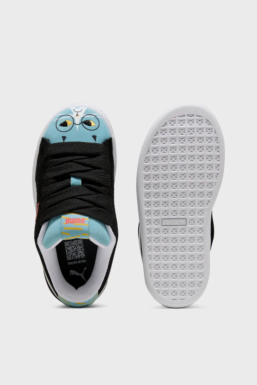 Детские черные замшевые сникерсы Suede XL Moody Cat Sneakers Kids 4