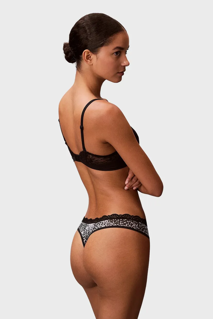 Жіночі трусики з візерунком THONG 4