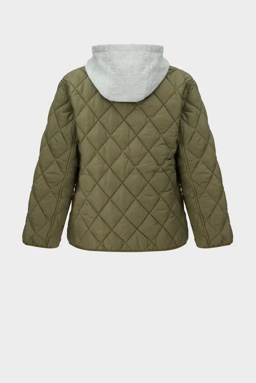 Детская зеленая куртка LIGHT PADDED QUILTED JACKET 5