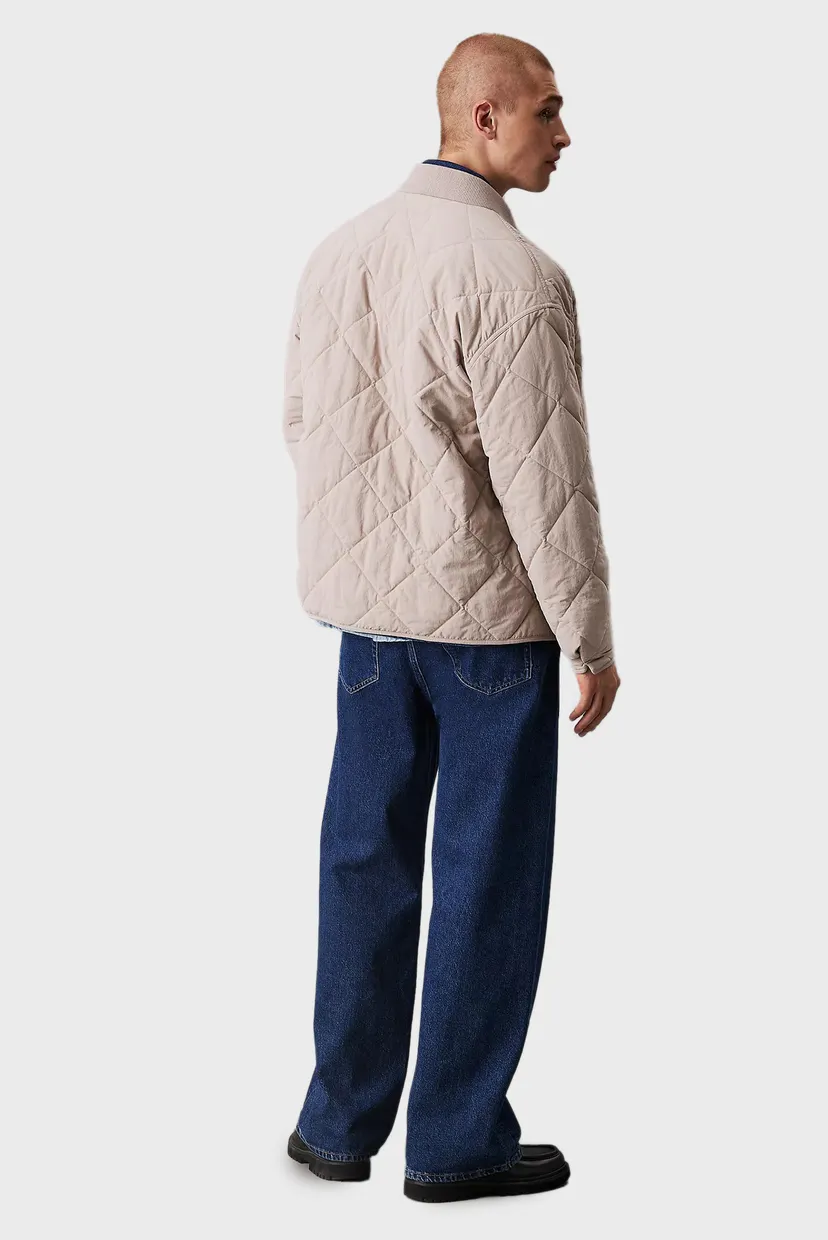 Мужская бежевая куртка QUILTED JACKET 3