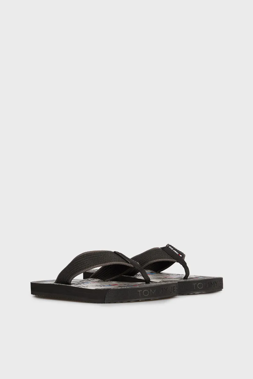 Чоловічі чорні в'єтнамки TJM ELEVATED BEACH SANDAL 3