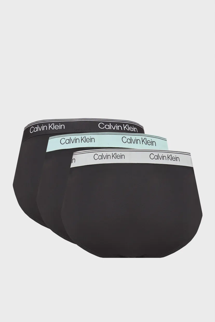 Мужские черные брифы (3 шт) HIP BRIEF 7