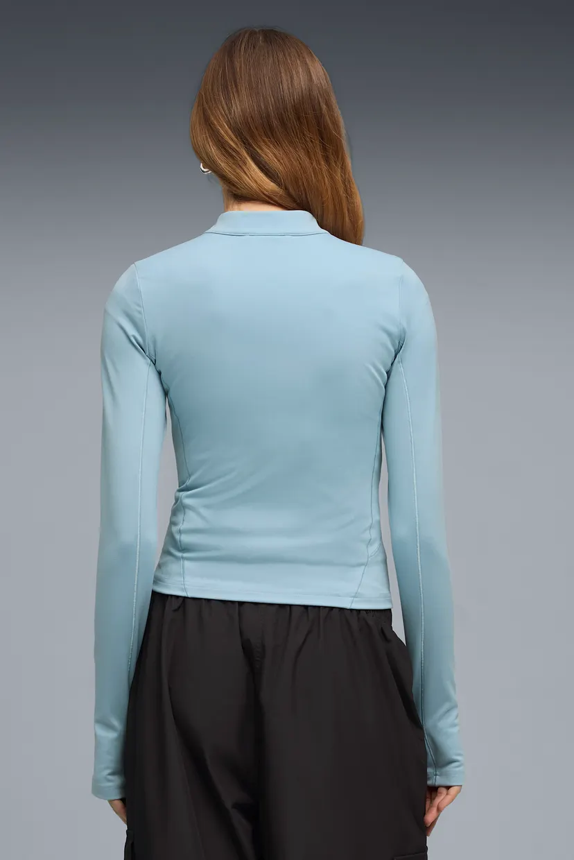 Жіноча блакитна спортивна кофта PUMATECH SENSE Slim Track Jacket Women 3