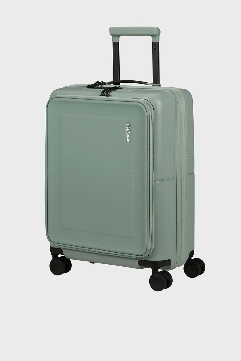 Мятный чемодан 55 см DASHPOP ICEBERG GREEN 3