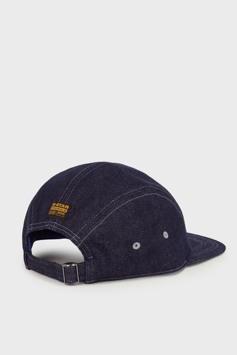 Мужская темно-синяя джинсовая кепка Flat Brim 5 3