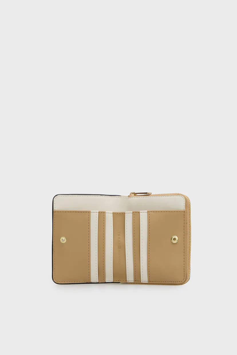 Женский бежевый кошелек ICON MED ZA W/ FLAP 4