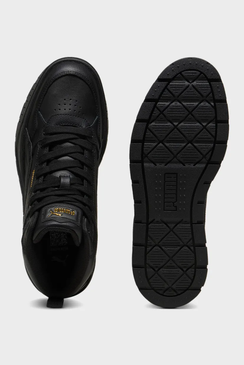 Женские черные кожаные хайтопы Karmen II Idol Mid Sneakers Women 4