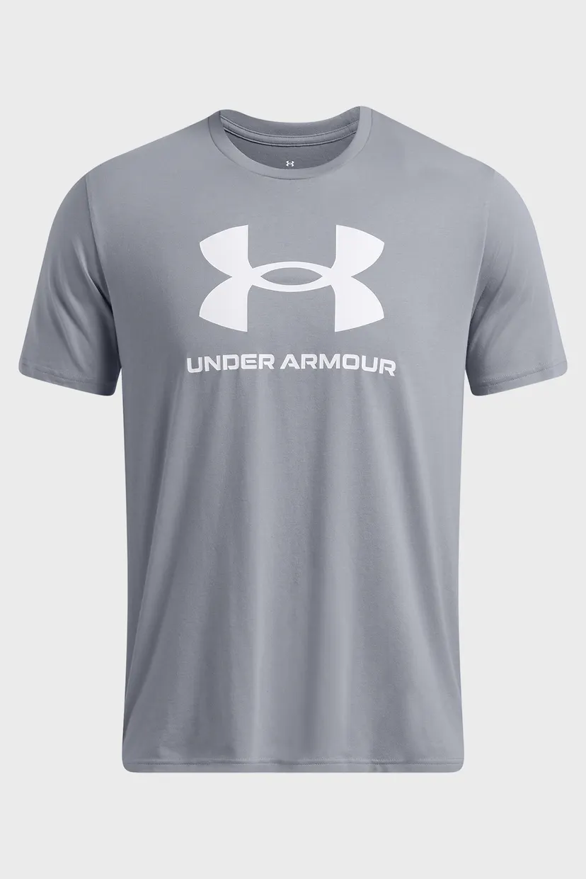 Чоловіча сіра футболка UA SPORTSTYLE LOGO UPDATE SS 3
