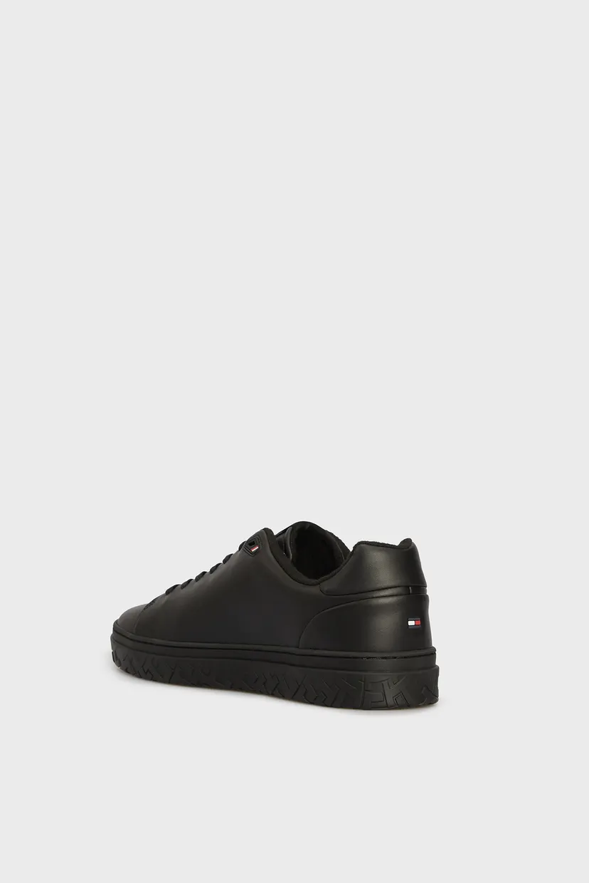 Мужские черные кожаные сникерсы COURT THICK CUPSOLE LEATHER 5