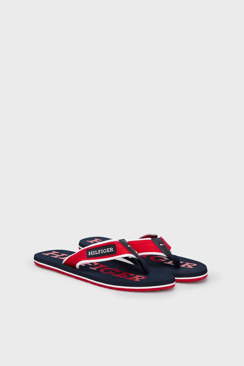 Чоловічі червоні в'єтнамки PATCH HILFIGER BEACH SANDAL 3