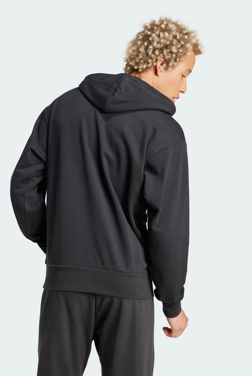 Чоловіче чорне худі Essentials Big Logo French Terry 3