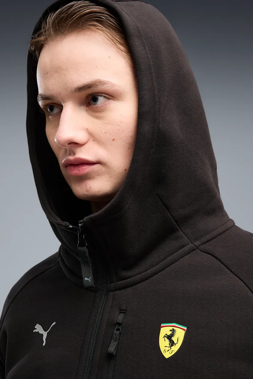 Чоловіче чорне худі Ferrari PUMATECH Track Jacket Men 4