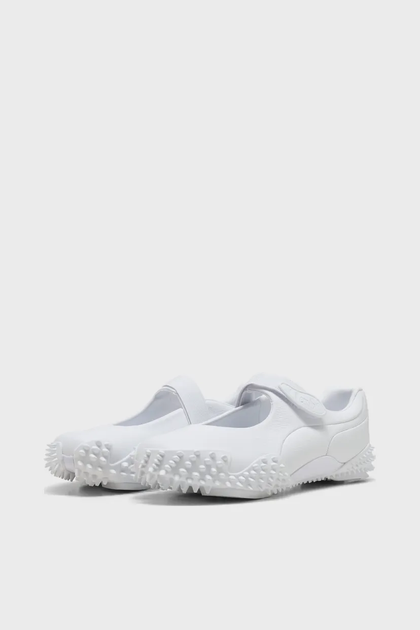 Жіночі білі шкіряні балетки Mostro Fey Leather Shoes Unisex 3