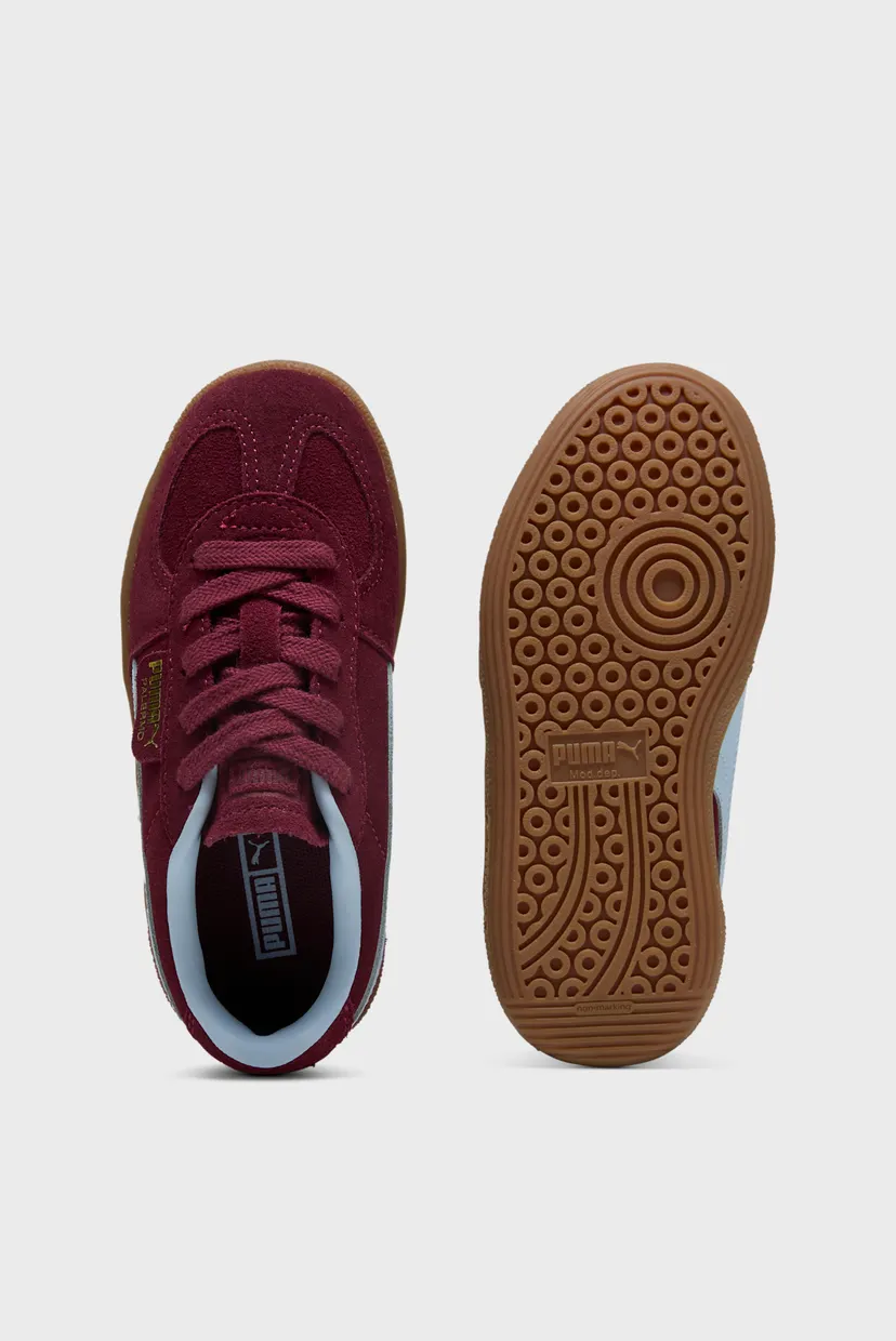 Детские бордовые замшевые сникерсы Palermo Kids' Sneakers 4