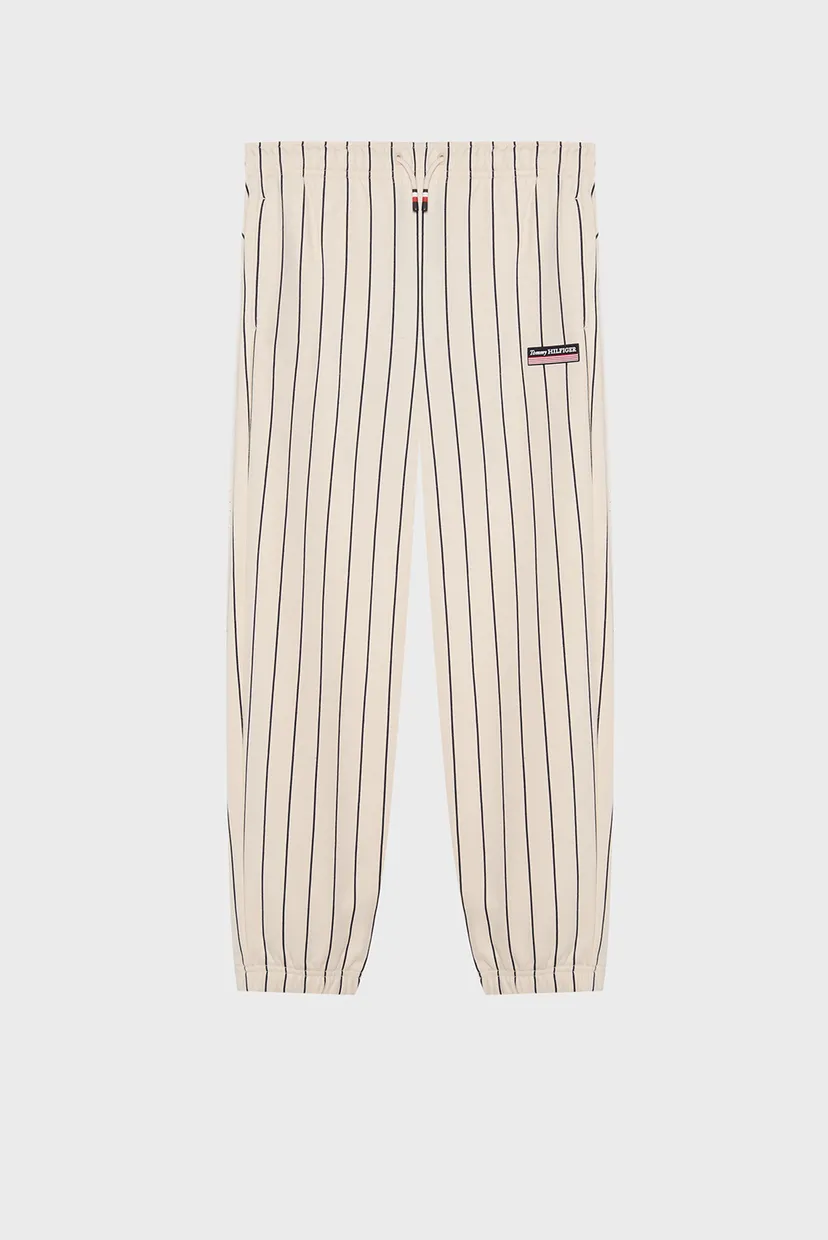 Дитячі білі спортивні штани у смужку MONOTYPE STRIPED SWEATPANTS 1
