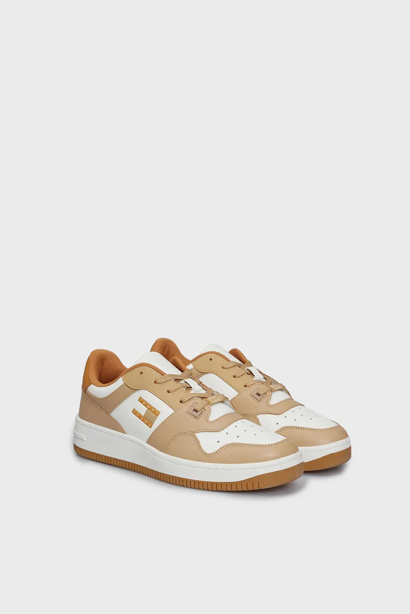Мужские кожаные сникерcы TJM RETRO BASKET TONAL LOGO 3