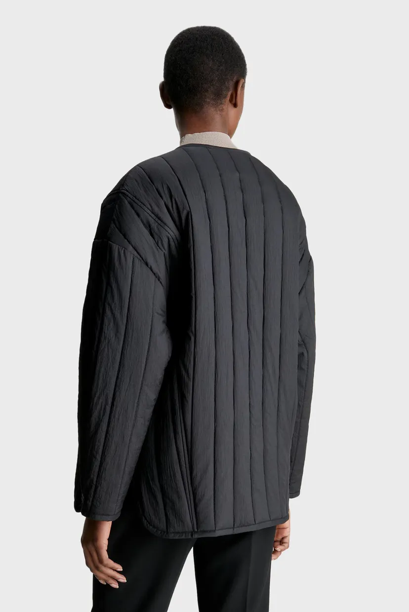 Жіноча чорна куртка LW VERTICAL QUILT JACKET 3
