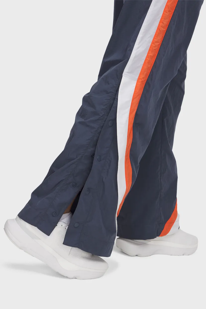Женские темно-серые спортивные брюки Icon Crinkle Tear-Away Pant 4