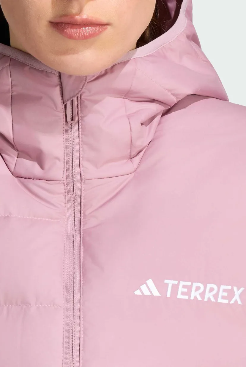Жіночий рожевий пуховик Terrex Multi Light Hooded 2.0 4