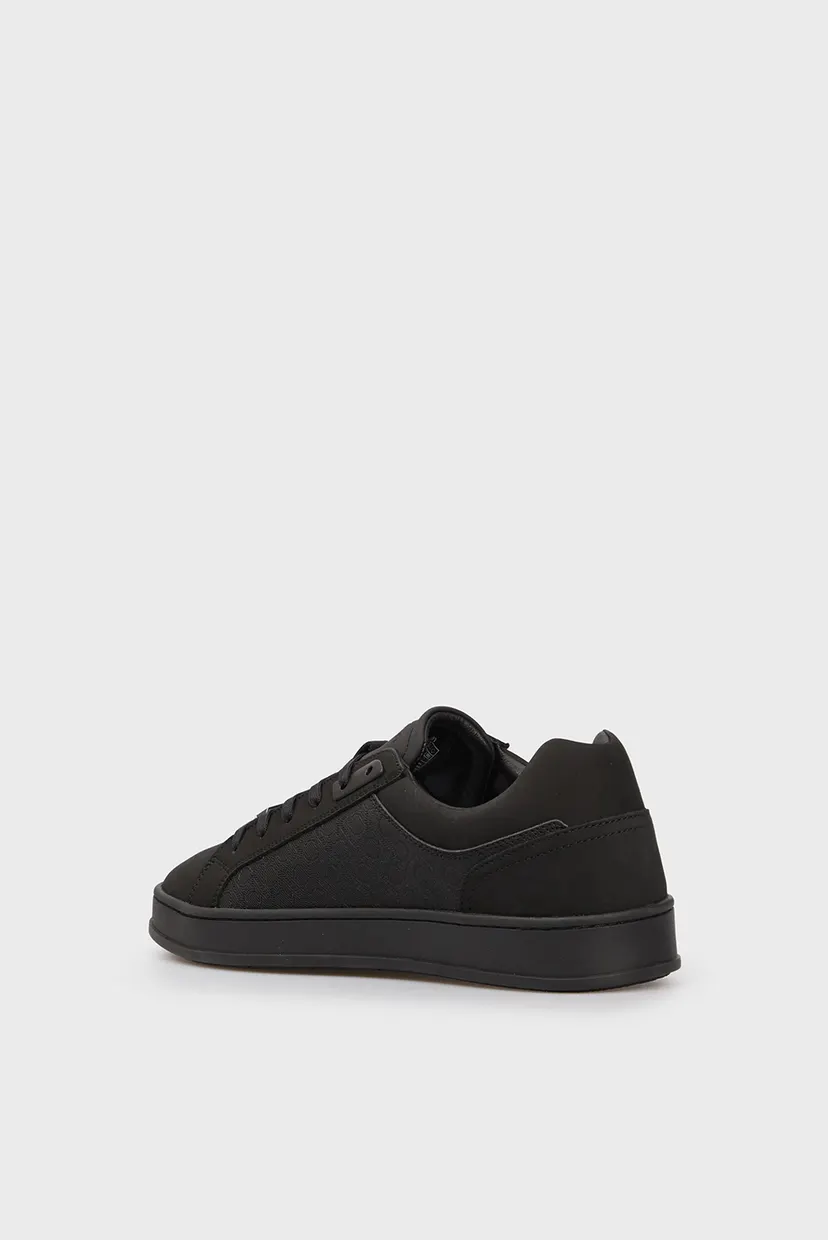 Мужские черные кожаные сникерсы LOW TOP LACE UP NB MONO 5