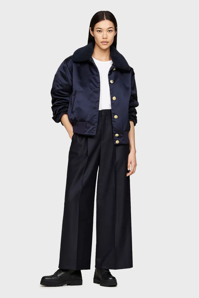 Женские черные кожаные ботинки CLEATED LACE-UP LTHR MIX MONO TL 6