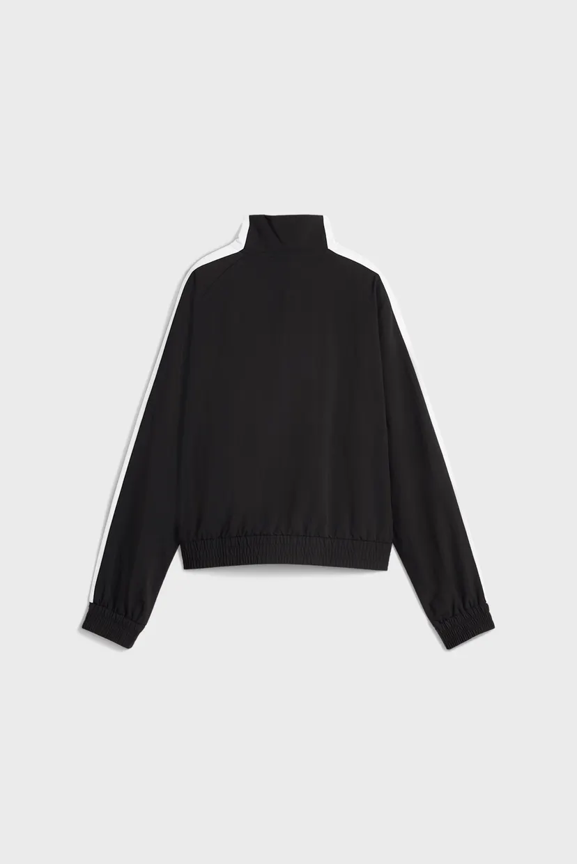 Жіноча чорна спортивна кофта T7 Relaxed Woven Track Jacket Women 5