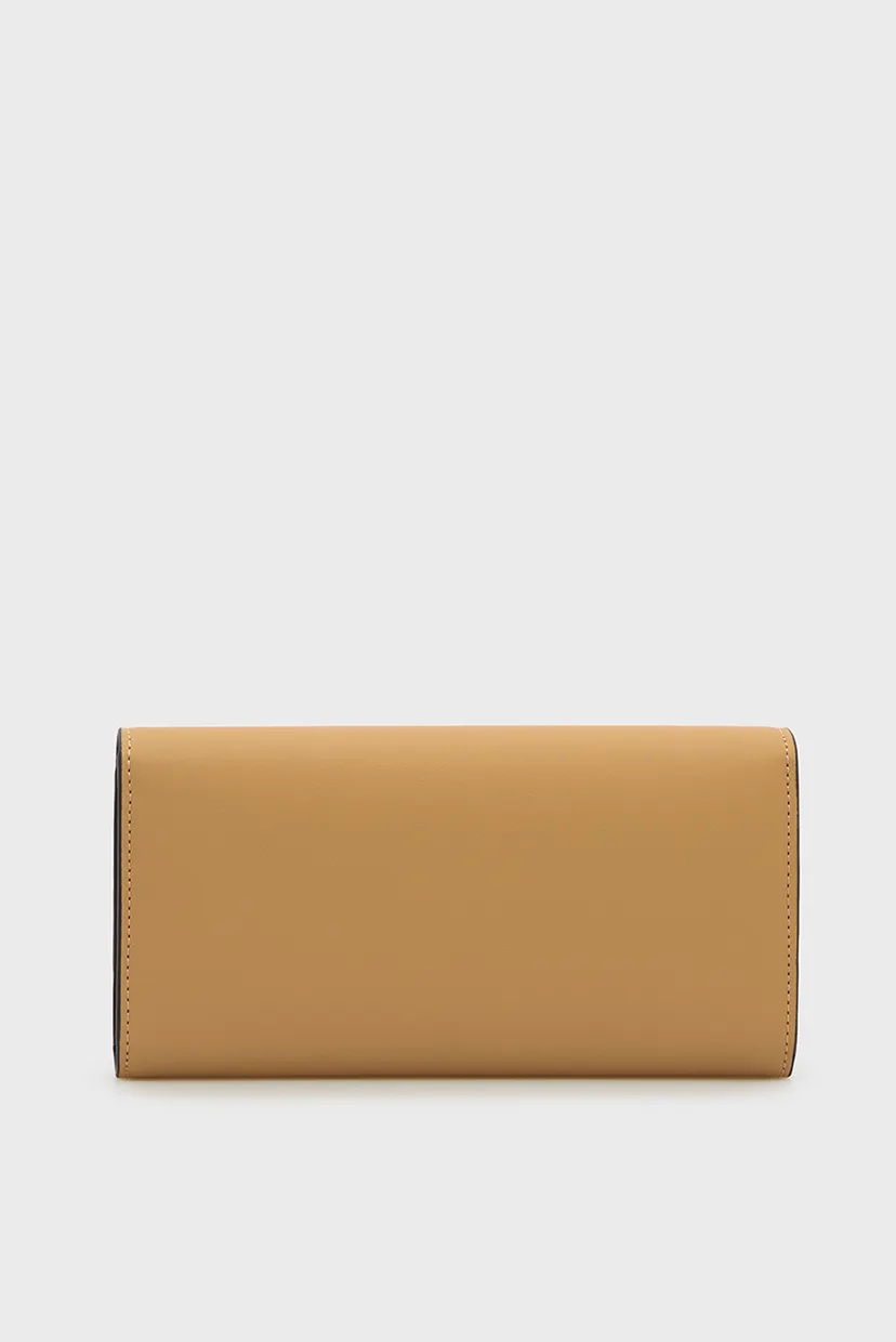 Женский бежевый кошелек MODERN LARGE FLAP 4