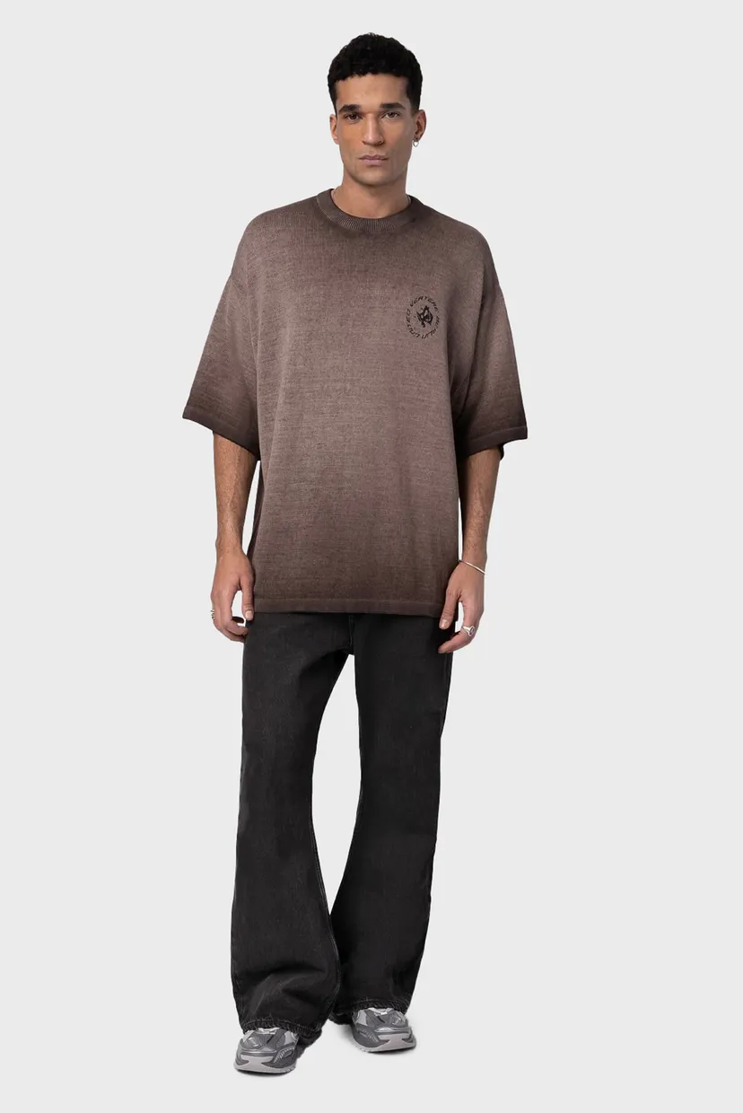 Коричневий джемпер CIRCLE KNIT (унісекс) 6