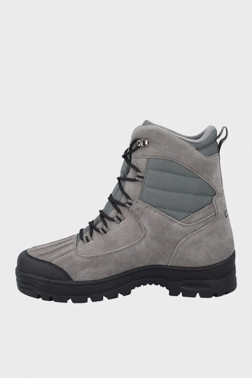 Чоловічі сірі замшеві черевики TLICHO SNOW BOOT WP 4