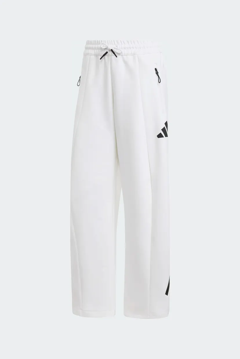 Женские белые спортивные брюки adidas Z.N.E. Open-Hem 6