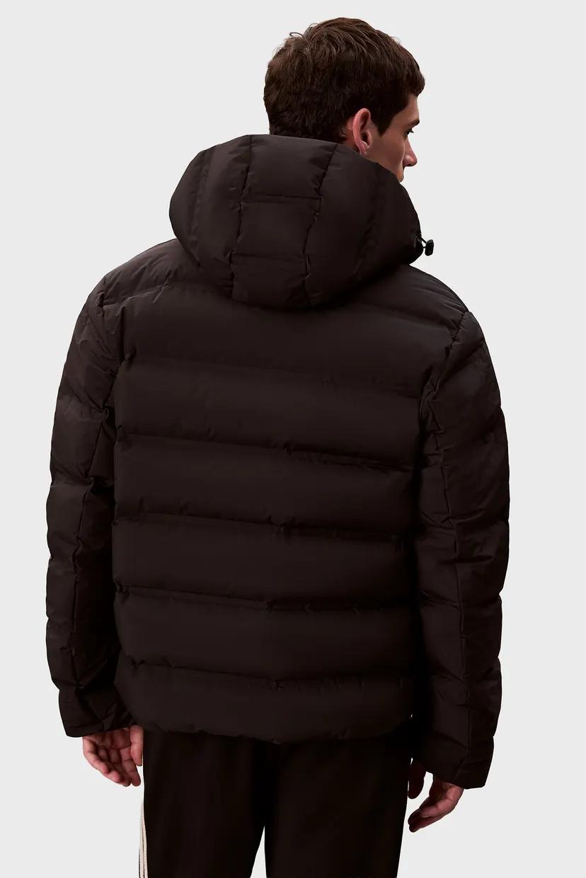 Чоловічий чорний пуховик LS QUILTED BONDED 4