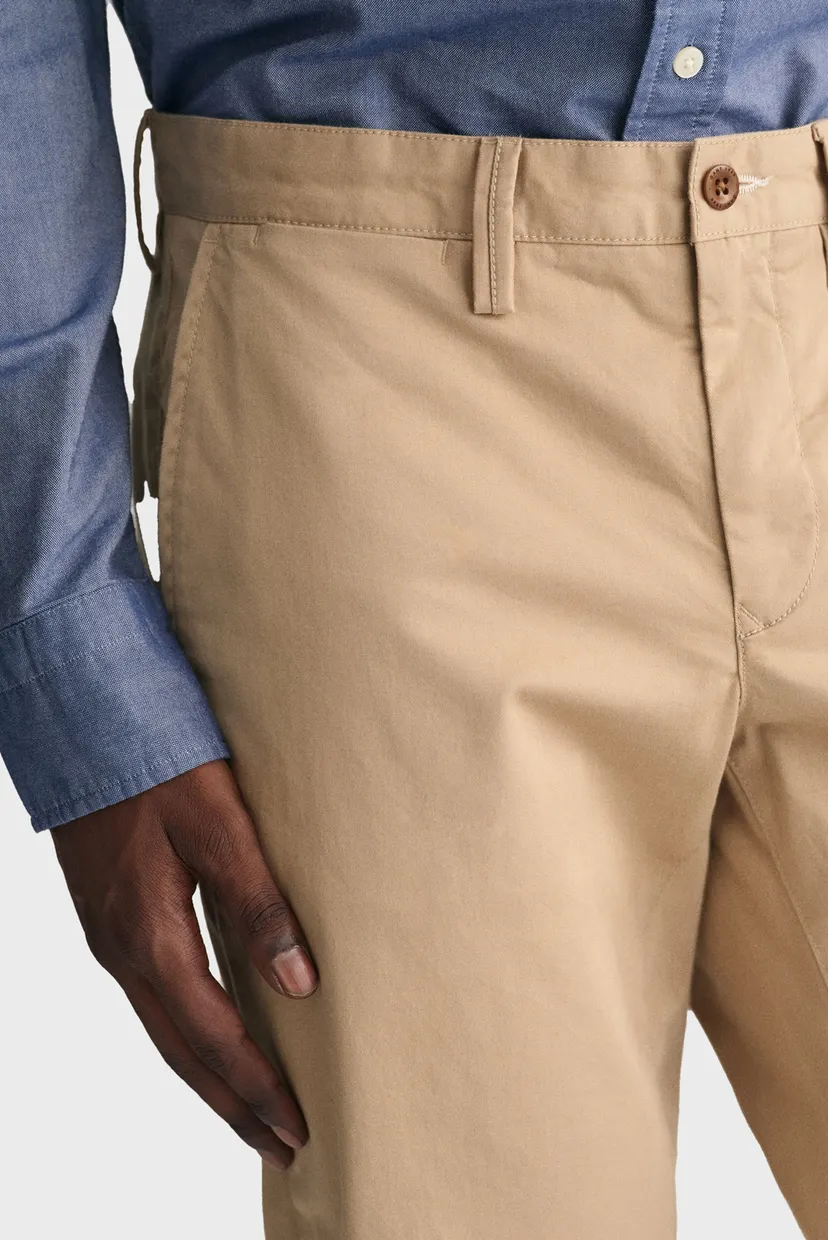Мужские бежевые чиносы SLIM TWILL CHINOS 5