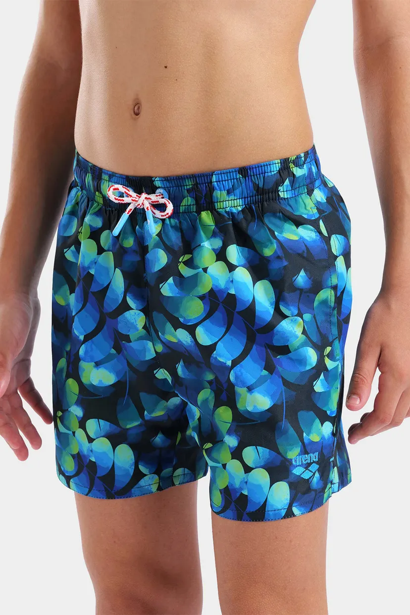 Дитячі сині плавальні шорти з візерунком WATER PRINTS BEACH BOXER AO 4
