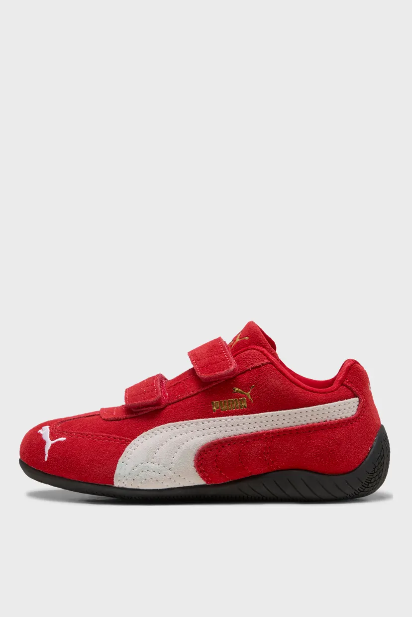 Детские красные замшевые кроссовки Speedcat OG Hook-And-Loop Sneakers Kids 3