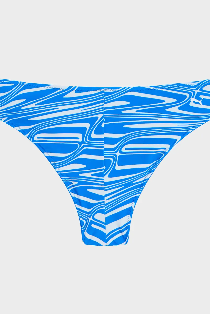 Женские синие двусторонние  трусики от купальника PUMA Reversible Swim Brazilian Women 4