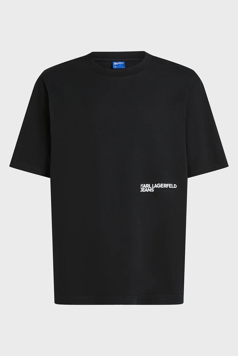Чоловіча чорна футболка relaxed 5