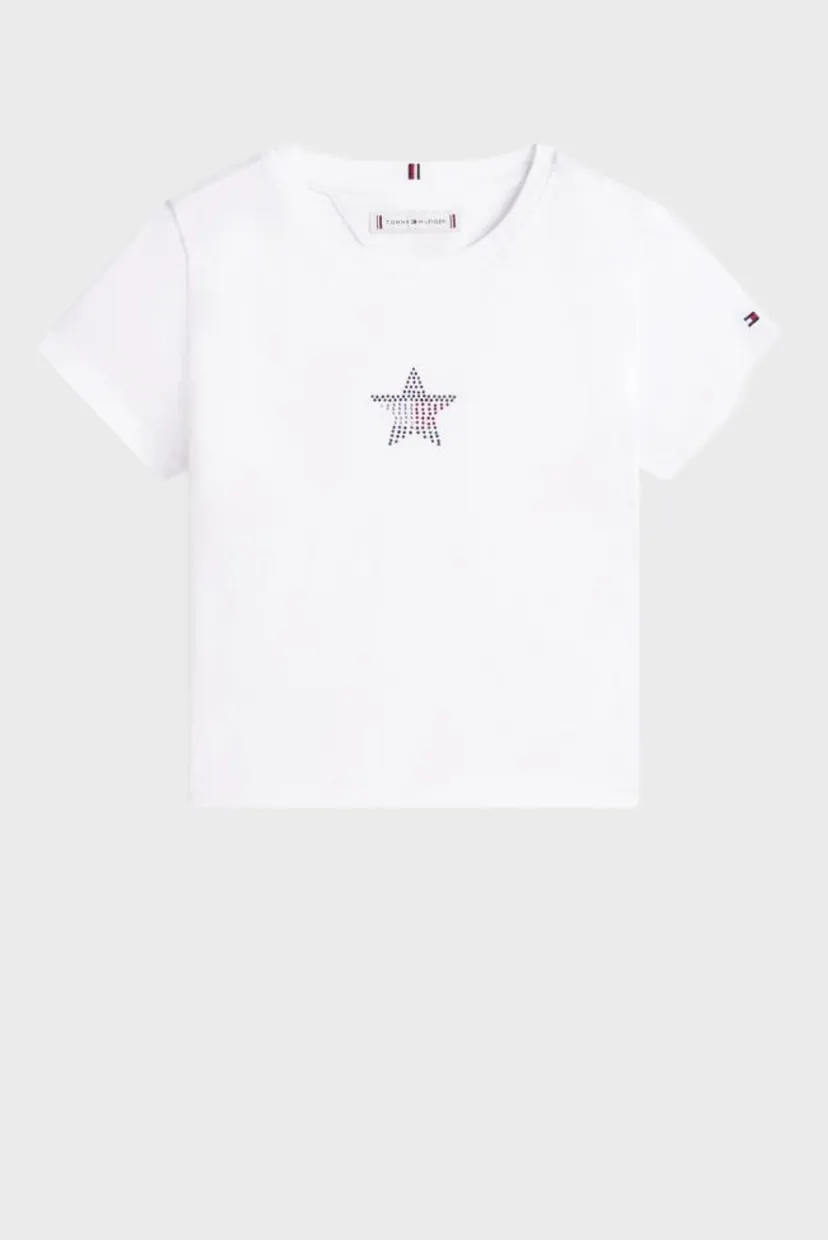 Дитяча біла футболка STAR 5