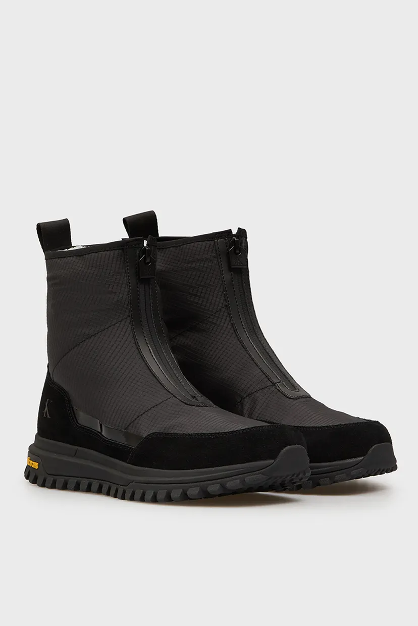 Женские черные полусапоги VIBRAM 3