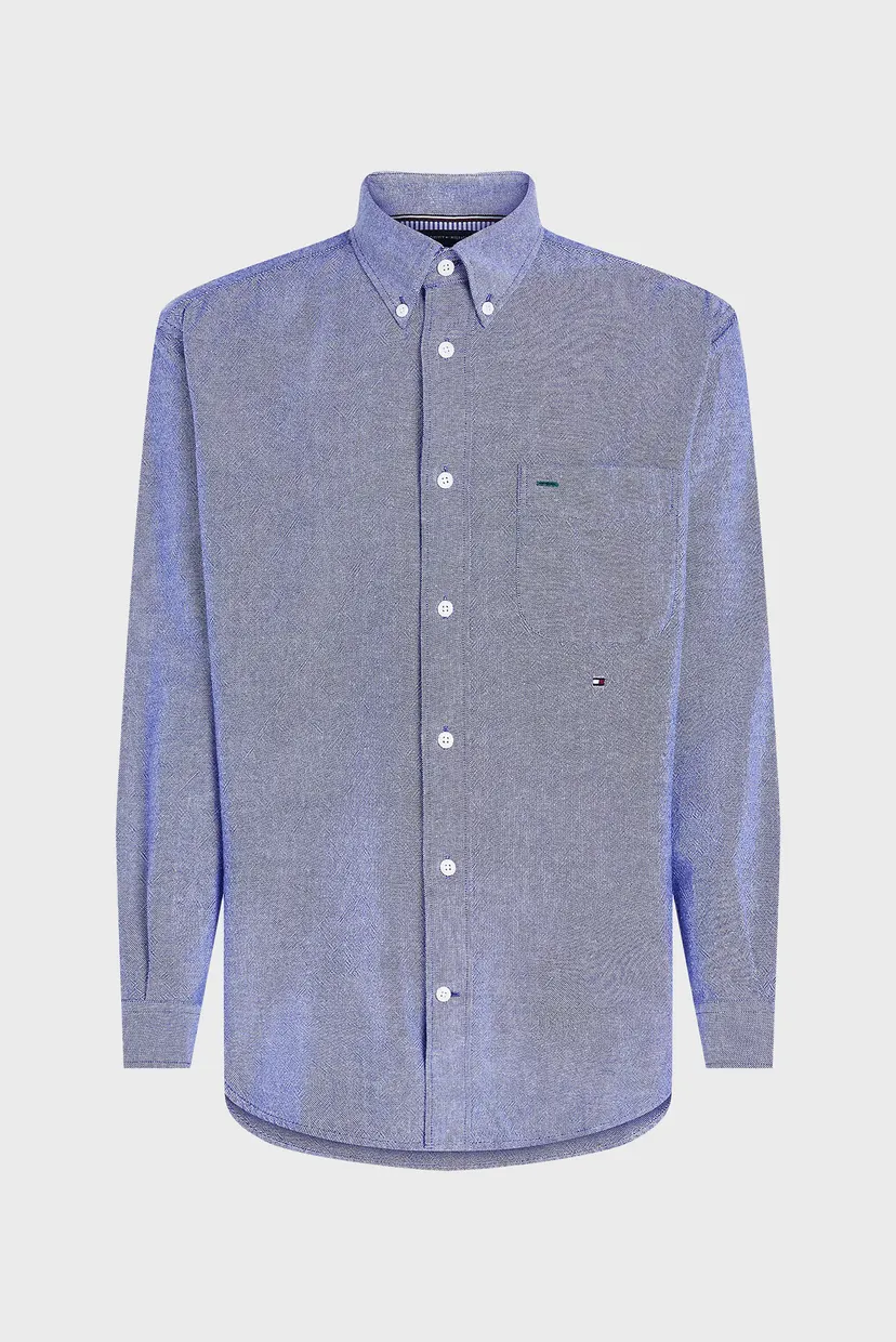 Чоловіча бузкова сорочка PREMIUM OXFORD SOLID SHIRT 5