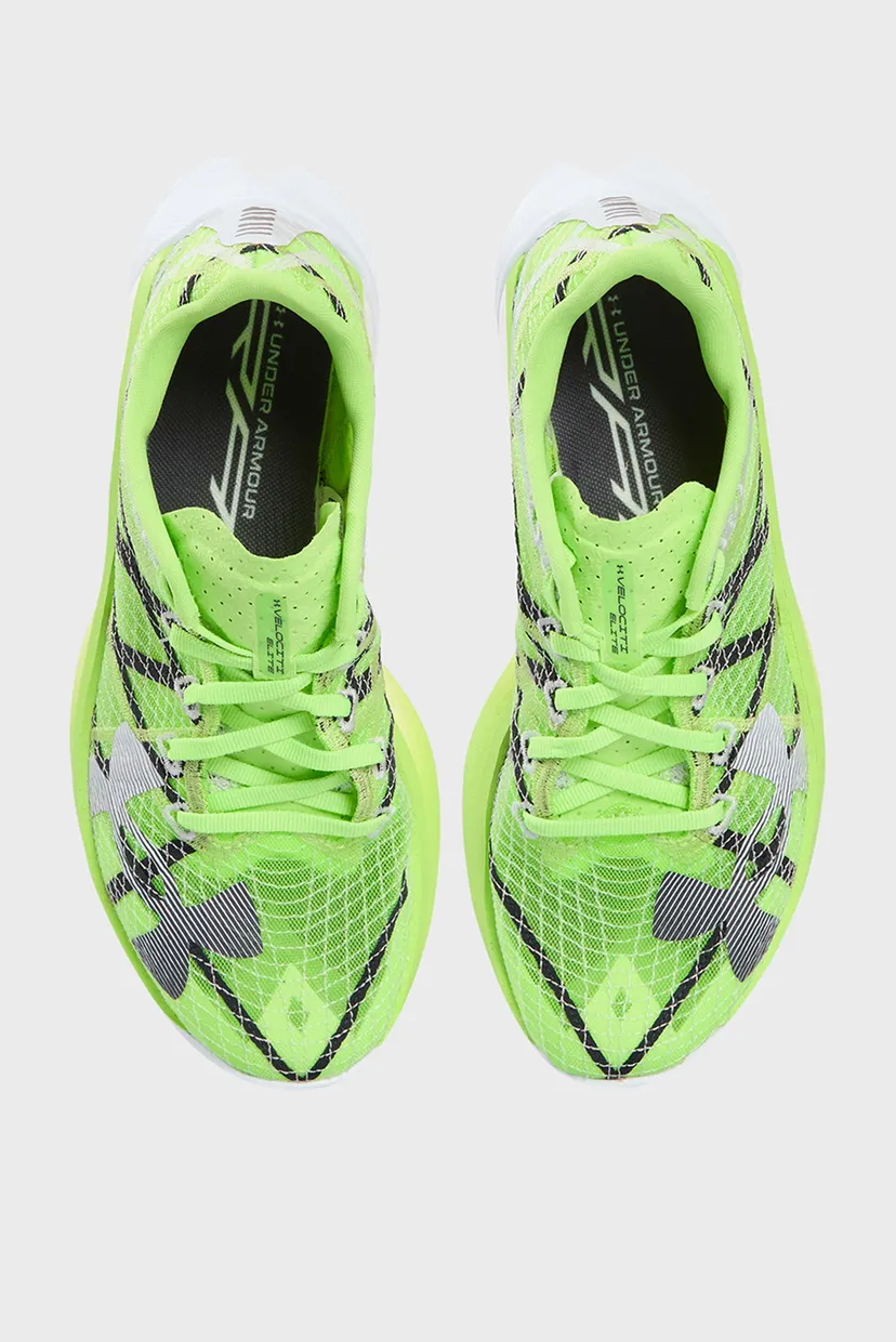 Салатовые кроссовки UA U Velociti Elite 2 4