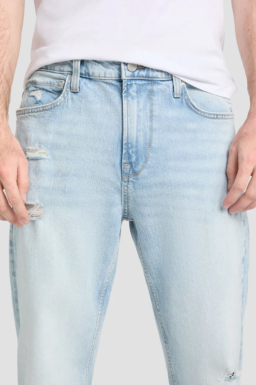 Чоловічі блакитні джинси 4
